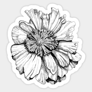 Ink - Poppy Sticker